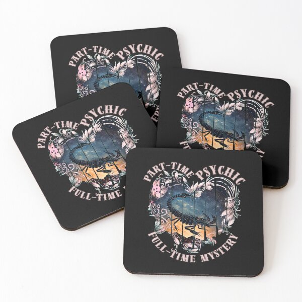 Item preview, Part-Time Psychic, Full-Time Mystery. scorpio funny designed and sold by ZodiacWonders.