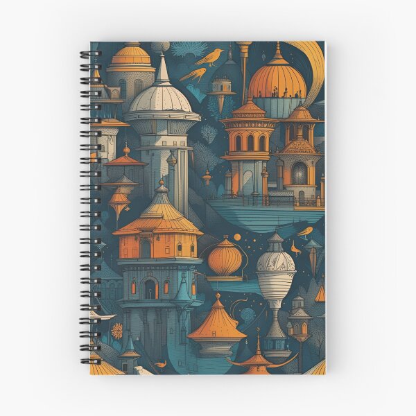 Item preview, pintura de ciudad designed and sold by norachiang.