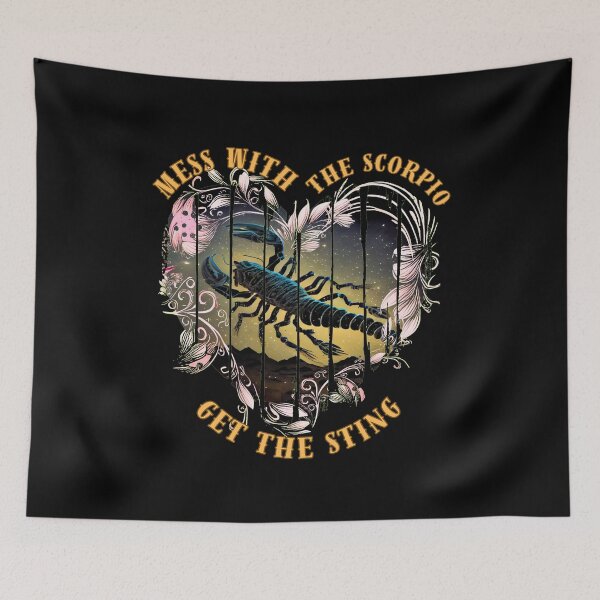 Item preview, Mess With The Scorpio, Get The Sting. scorpio sign designed and sold by ZodiacWonders.
