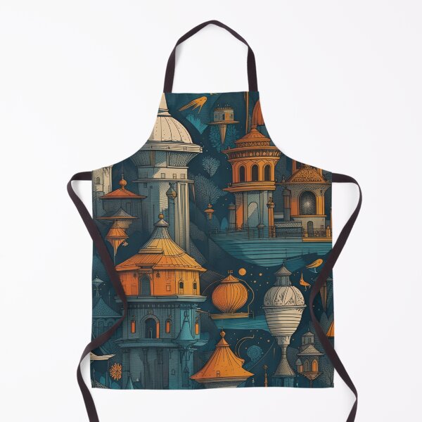 Item preview, pintura de ciudad designed and sold by norachiang.
