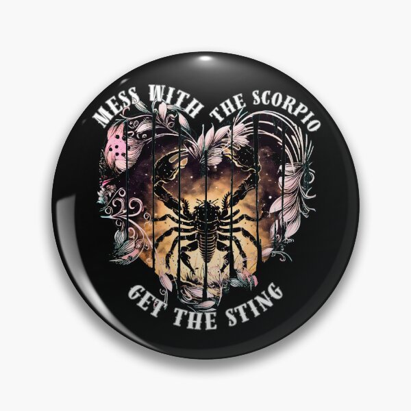 Item preview, Mess With The Scorpio, Get The Sting. scorpio quote designed and sold by ZodiacWonders.