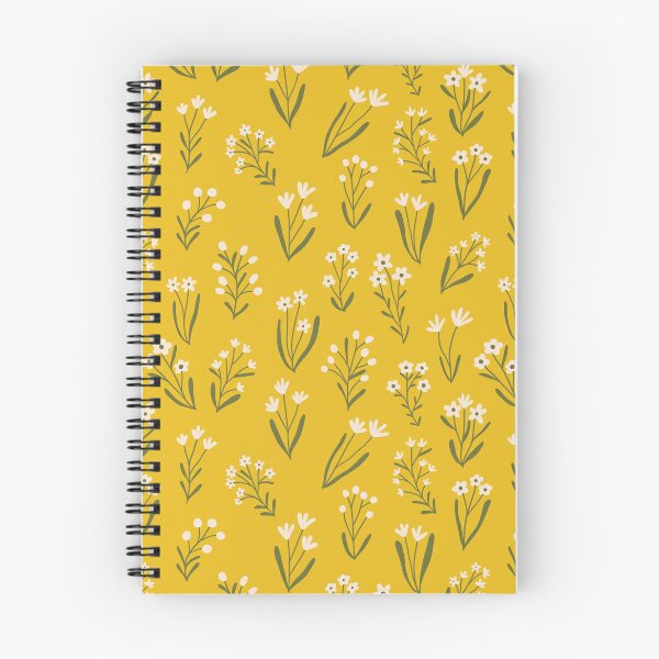 Item preview, Tiny flowers - Mustard yellow designed and sold by Illustrated by Nat.