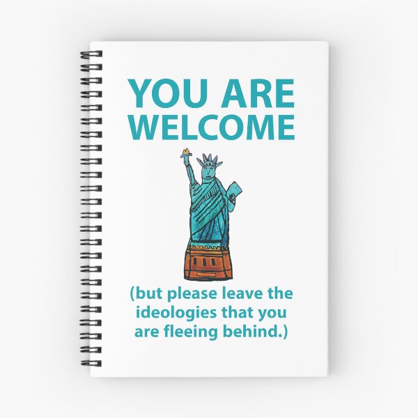 Item preview, You are welcome but… funny Statue of Liberty design  designed and sold by Rachel the Artist .