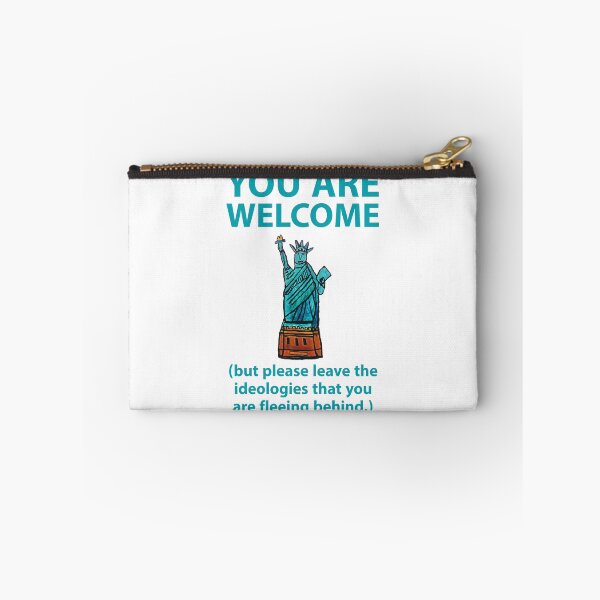 Item preview, You are welcome but… funny Statue of Liberty design  designed and sold by Rachel the Artist .