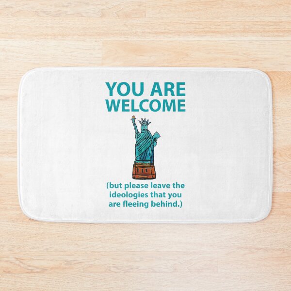Item preview, You are welcome but… funny Statue of Liberty design  designed and sold by Rachel the Artist .