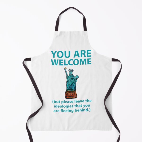 Item preview, You are welcome but… funny Statue of Liberty design  designed and sold by Rachel the Artist .