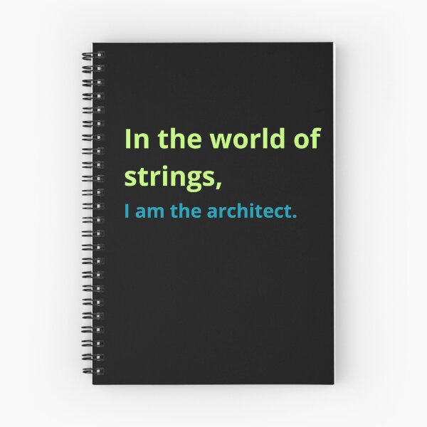 Item preview, In the world of strings, I am the architect. designed and sold by Mihuk.