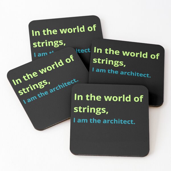 Item preview, In the world of strings, I am the architect. designed and sold by Mihuk.
