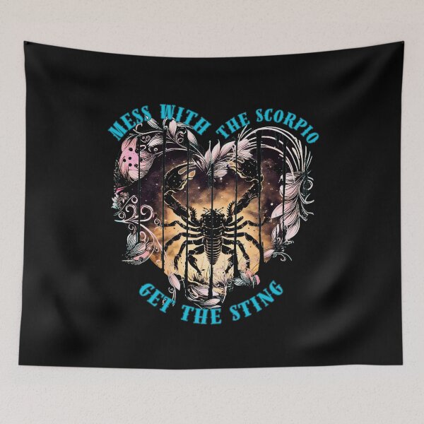 Item preview, Mess With The Scorpio, Get The Sting. scorpio traits, designed and sold by ZodiacWonders.