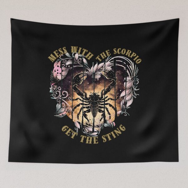 Item preview, Mess With The Scorpio, Get The Sting. scorpio symbol designed and sold by ZodiacWonders.