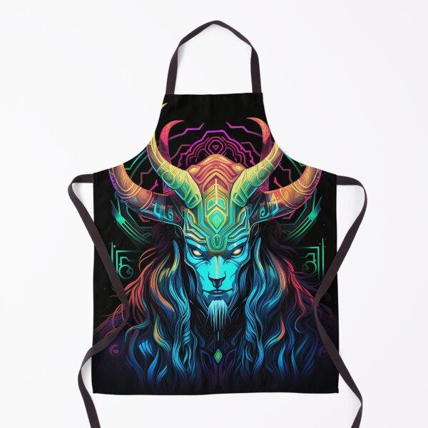 Item preview, Goat God Neon Pop Art 1 designed and sold by AstroRisq.