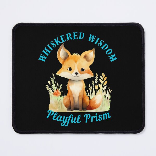 Item preview, Whiskered Wisdom, Playful Prism. fox face designed and sold by FoxVibes.