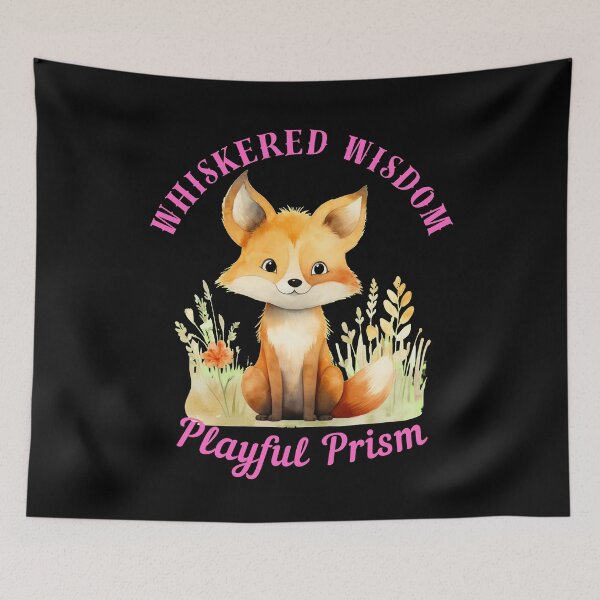 Artikelvorschau, Bärtige Weisheit, verspieltes Prisma. cooler Fuchs entworfen und verkauft von FoxVibes.