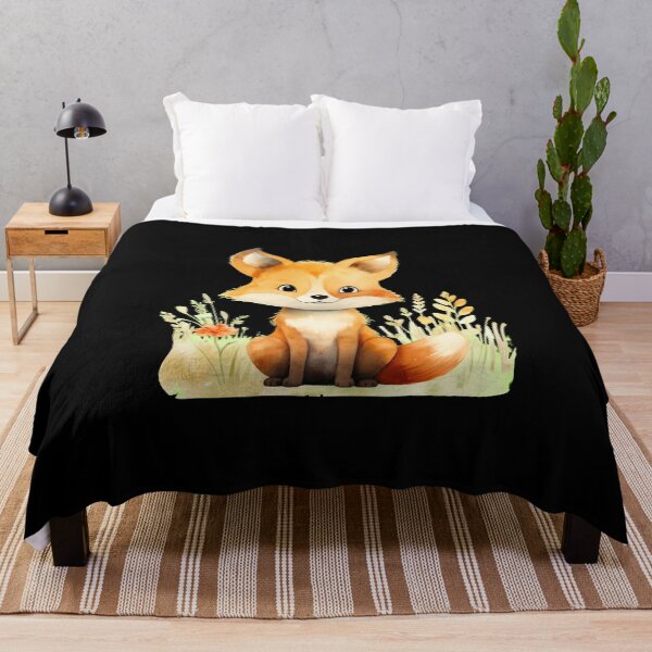 Artikelvorschau, Fuchs-Aquarell entworfen und verkauft von FoxVibes.