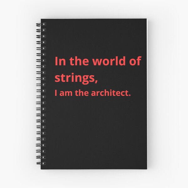 Item preview, Copy of In the world of strings, I am the architect. designed and sold by Mihuk.