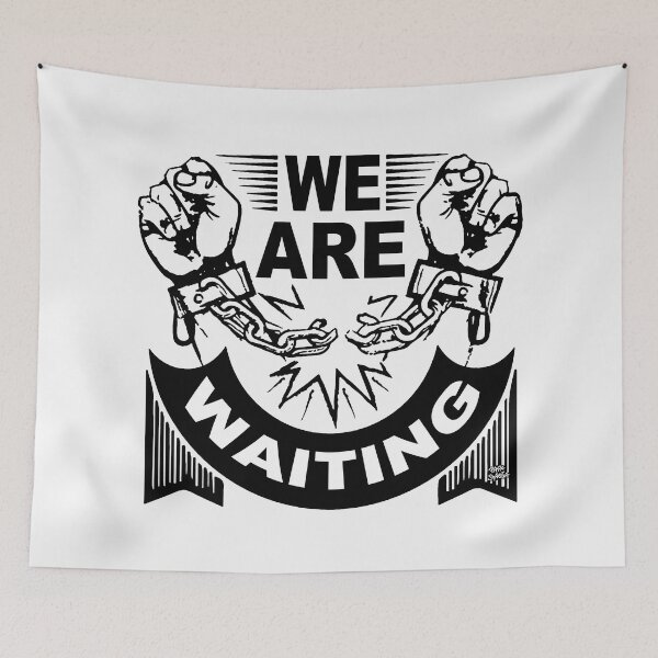 Item preview, We Are Waiting For You; designed and sold by StickerApe.