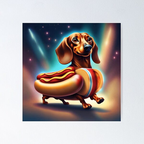 Hotdog For Dog Posters for Sale