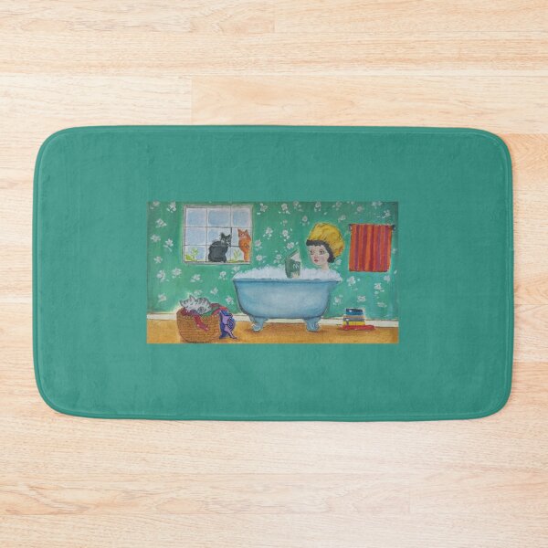 Item preview, Bath time and peeping cats designed and sold by RosaLL.
