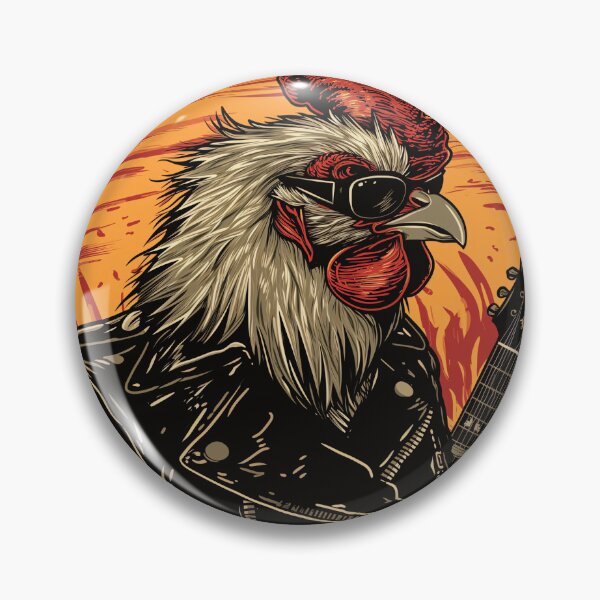 Item preview, Cluck Fury: Feathered Avenger designed and sold by WarpWeft.