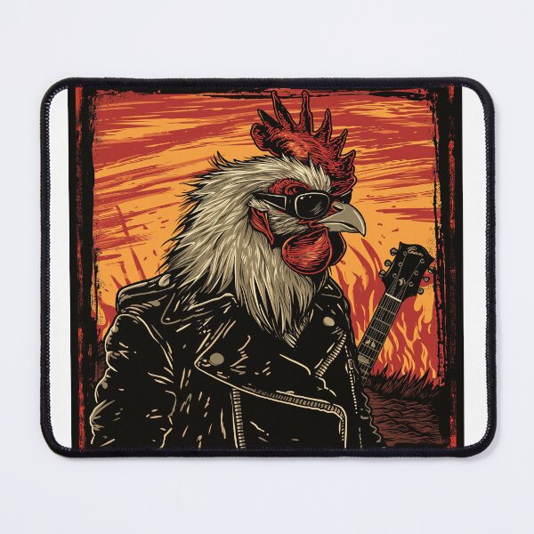 Item preview, Cluck Fury: Feathered Avenger designed and sold by WarpWeft.