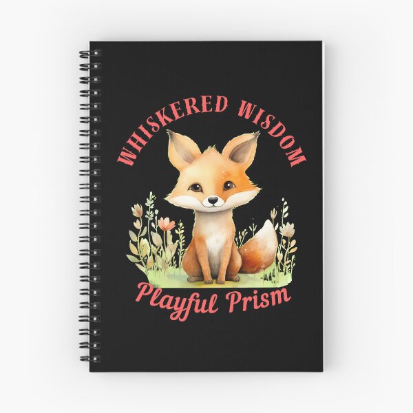 Item preview, Whiskered Wisdom, Playful Prism. retro fox designed and sold by FoxVibes.