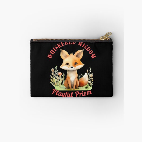 Item preview, Whiskered Wisdom, Playful Prism. retro fox designed and sold by FoxVibes.