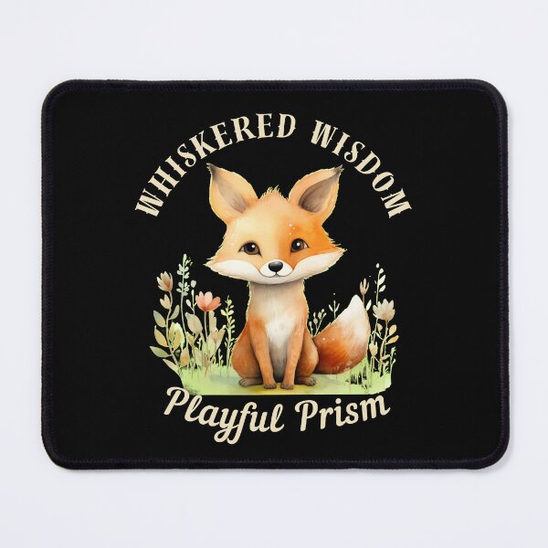 Item preview, Whiskered Wisdom, Playful Prism. fox boho designed and sold by FoxVibes.