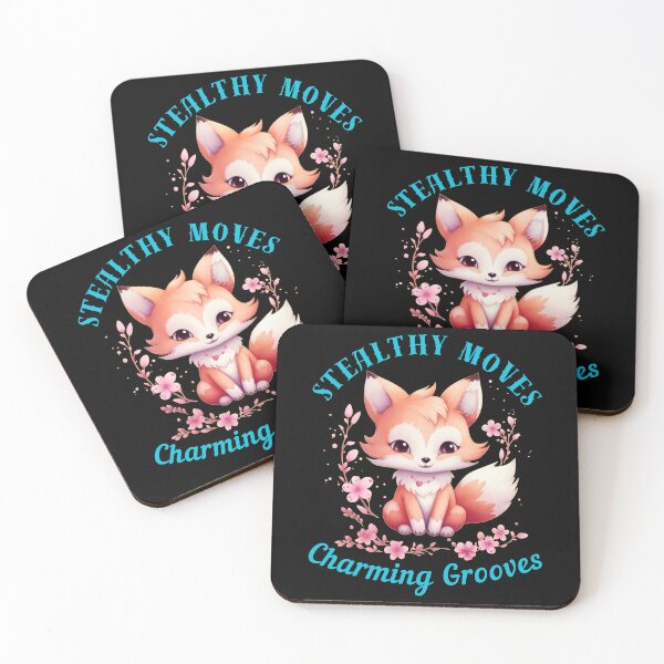 Item preview, Stealthy Moves, Charming Grooves. vintage fox designed and sold by FoxVibes.