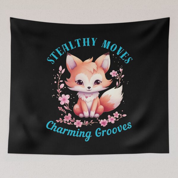 Item preview, Stealthy Moves, Charming Grooves. vintage fox designed and sold by FoxVibes.
