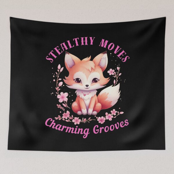 Item preview, Stealthy Moves, Charming Grooves. fox foxes designed and sold by FoxVibes.
