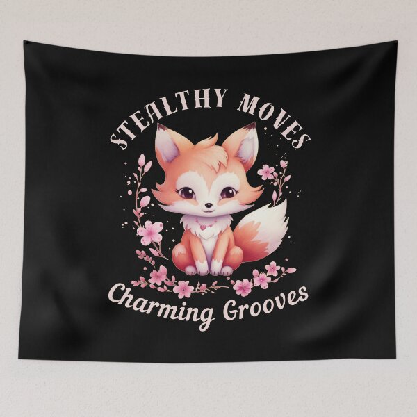 Item preview, Stealthy Moves, Charming Grooves. fox boho designed and sold by FoxVibes.