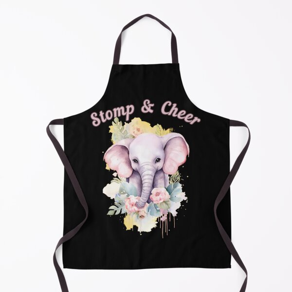 Item preview, Stomp and Cheer. elephant head designed and sold by ElephantVibes.