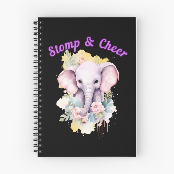 Item preview, Stomp and Cheer. elephant face designed and sold by ElephantVibes.