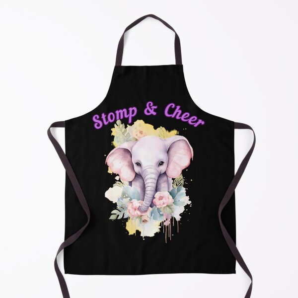 Item preview, Stomp and Cheer. elephant face designed and sold by ElephantVibes.