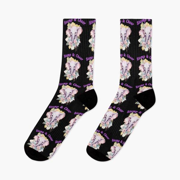 Item preview, Stomp and Cheer. elephant face designed and sold by ElephantVibes.