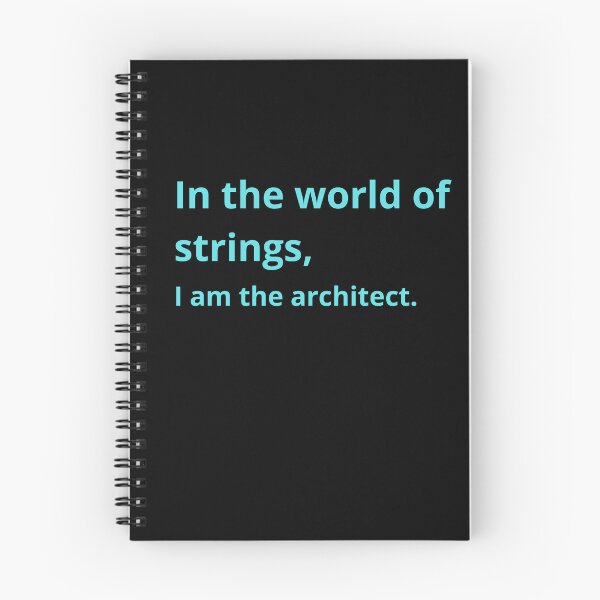 Item preview, In the world of strings, I am the architect. designed and sold by Mihuk.