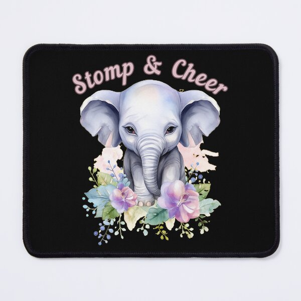 Item preview, Stomp and Cheer. elephant saying designed and sold by ElephantVibes.