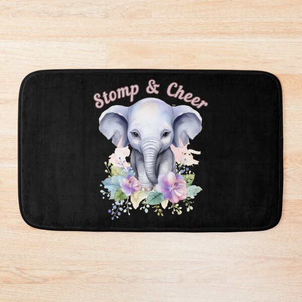 Item preview, Stomp and Cheer. elephant saying designed and sold by ElephantVibes.