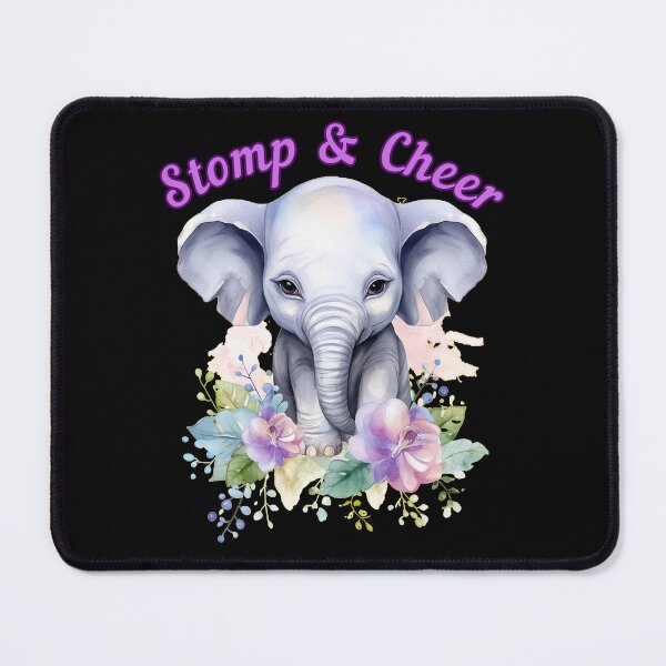 Item preview, Stomp and Cheer. elephant quote designed and sold by ElephantVibes.