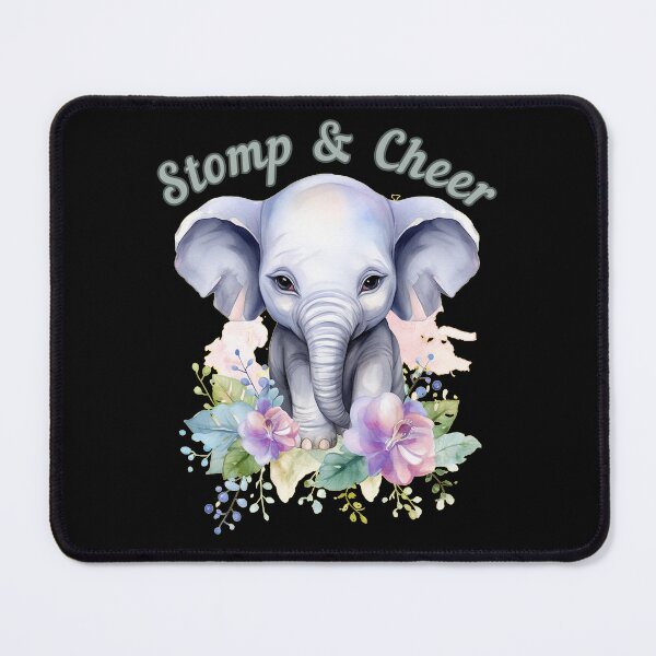 Item preview, Stomp and Cheer. Flower elephant designed and sold by ElephantVibes.