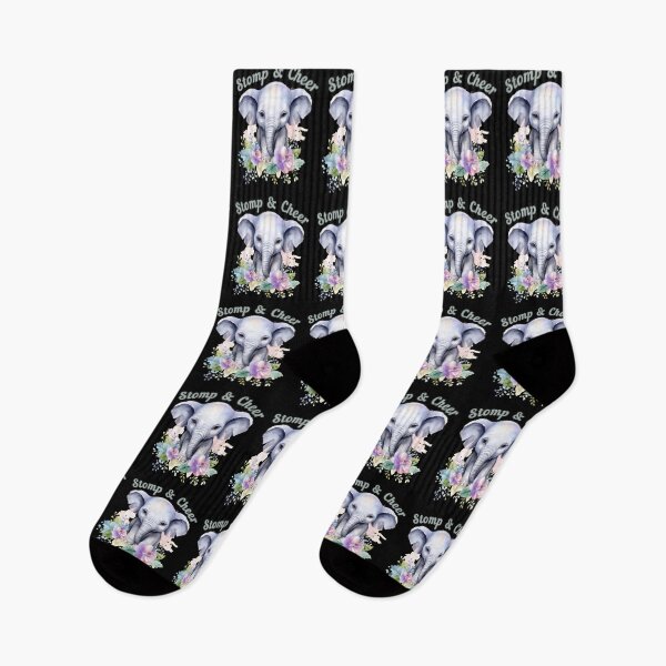 Item preview, Stomp and Cheer. Flower elephant designed and sold by ElephantVibes.