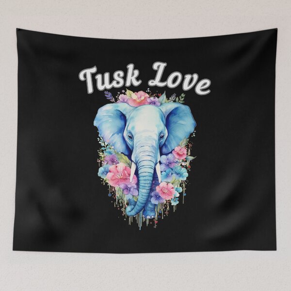Item preview, Tusk Love designed and sold by ElephantVibes.