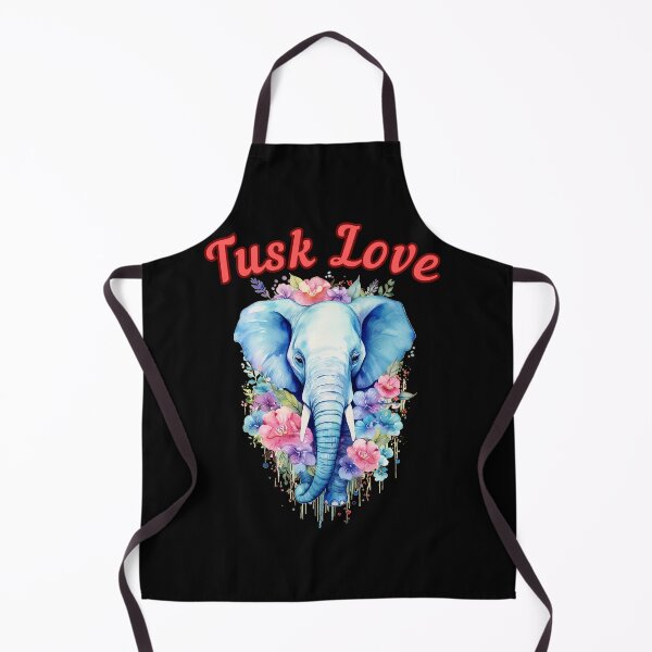 Item preview, Tusk Love. colorful elephant designed and sold by ElephantVibes.