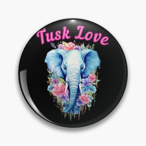 Item preview, Tusk Love. elephant head designed and sold by ElephantVibes.