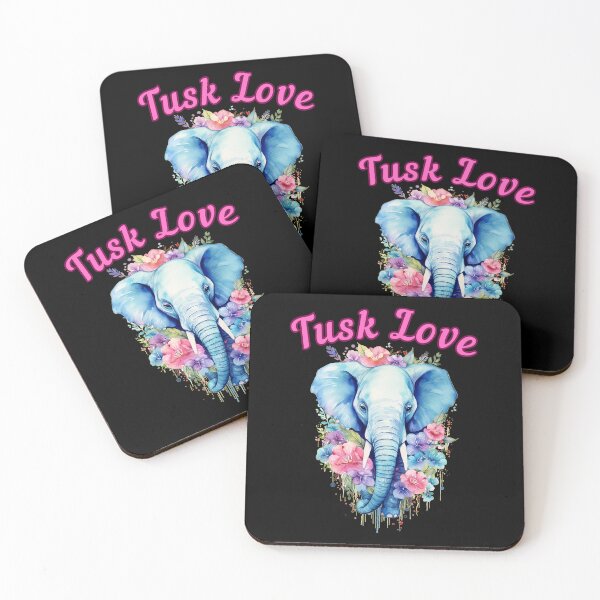 Item preview, Tusk Love. elephant head designed and sold by ElephantVibes.