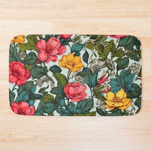 Item preview, Floral Pattern - Bright Colorful Pink Flowers designed and sold by SassyArtistry.