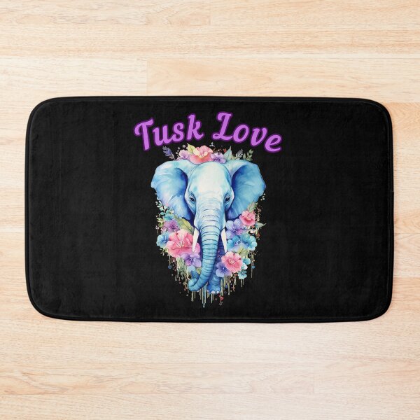 Item preview, Tusk Love. elephant face designed and sold by ElephantVibes.