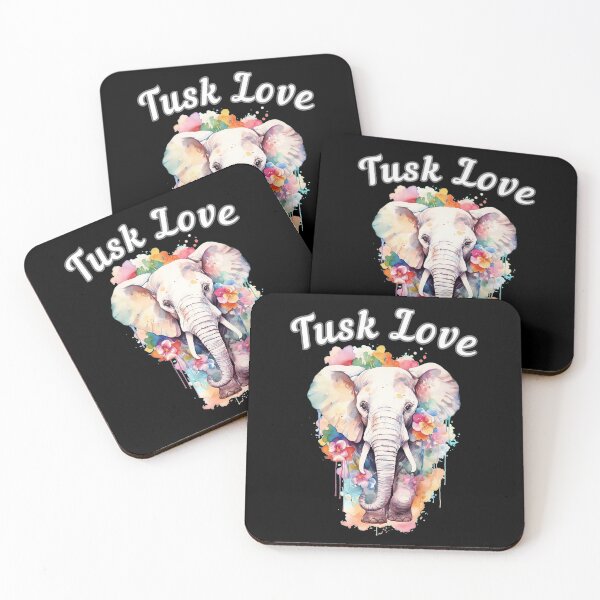 Item preview, Tusk Love. surreal elephant designed and sold by ElephantVibes.