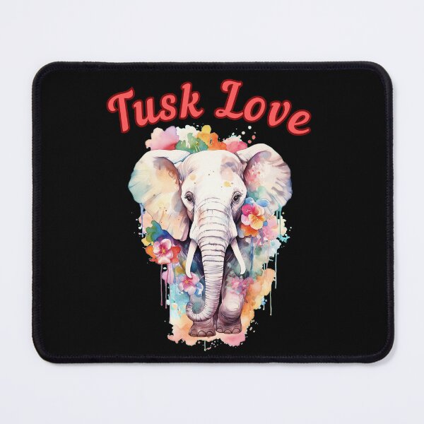 Item preview, Tusk Love. happy elephant designed and sold by ElephantVibes.