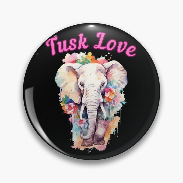 Item preview, Tusk Love. elephant saying designed and sold by ElephantVibes.